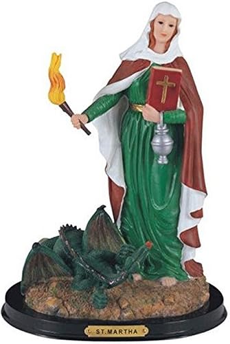 StealStreet Santa Martha - Figura religiosa decorativa de estatua religiosa, 12 pulgadas