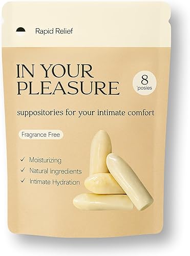 Prep Supositorios vaginales hidratantes totalmente naturales con escualeno, vitamina E, ácido hialurónico, manteca de cacao y aceite de coco