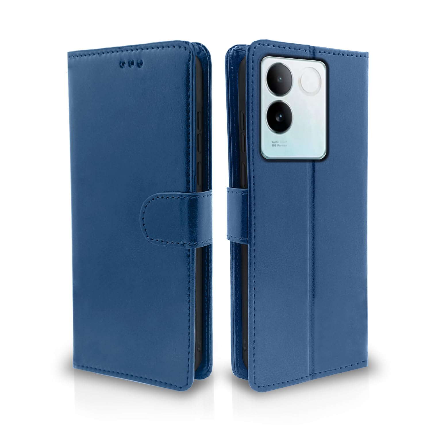 Pikkme iQOO Z7 Pro 5G Flip Cover Leather Finish | Inside TPU with Card Pockets | Wallet Stand and Shock Proof | Complete Protection Flip Case for iQOO Z7 Pro 5G (Blue) (B0CFV5NSNL) Amazon Price History, Amazon Price Tracker