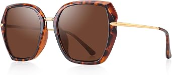 Polarized Sunglasses for Women-UV400 Lens Sunglasses for Female Ladies Fashionwear Polarized Sun Eye Glass