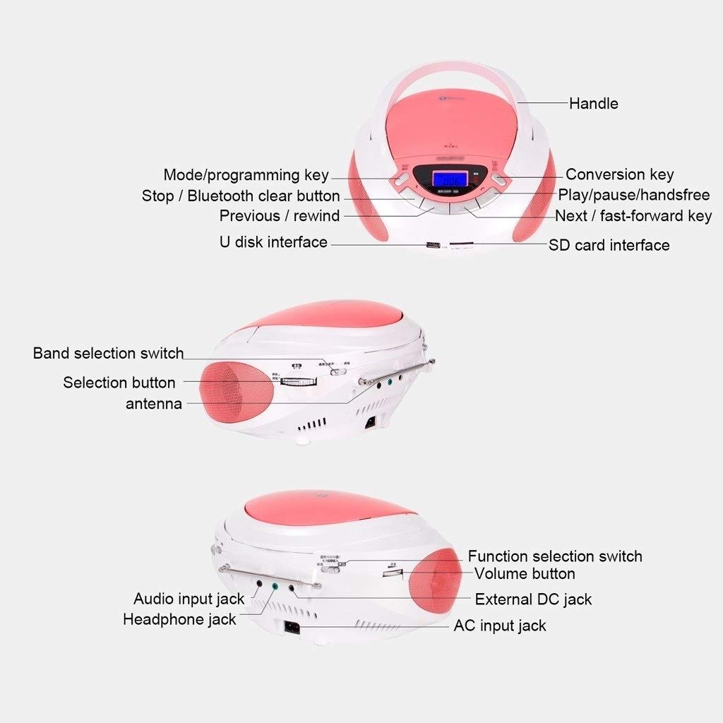 MGA ポータブルCDプレイヤー MGA ポータブルCDプレーヤー&MGA