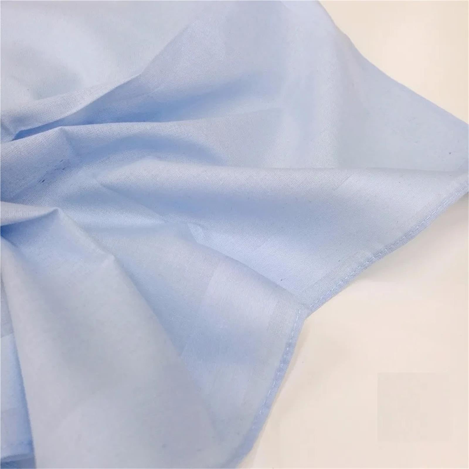 10 fazzoletti in cotone satinato, sciarpe quadrate da 40 cm