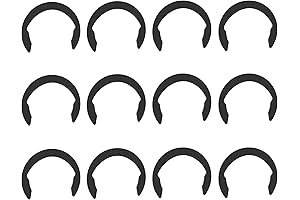 Rubber Roller Resolution for Cricut Maker: 12 Pack Retaining Clip Rings