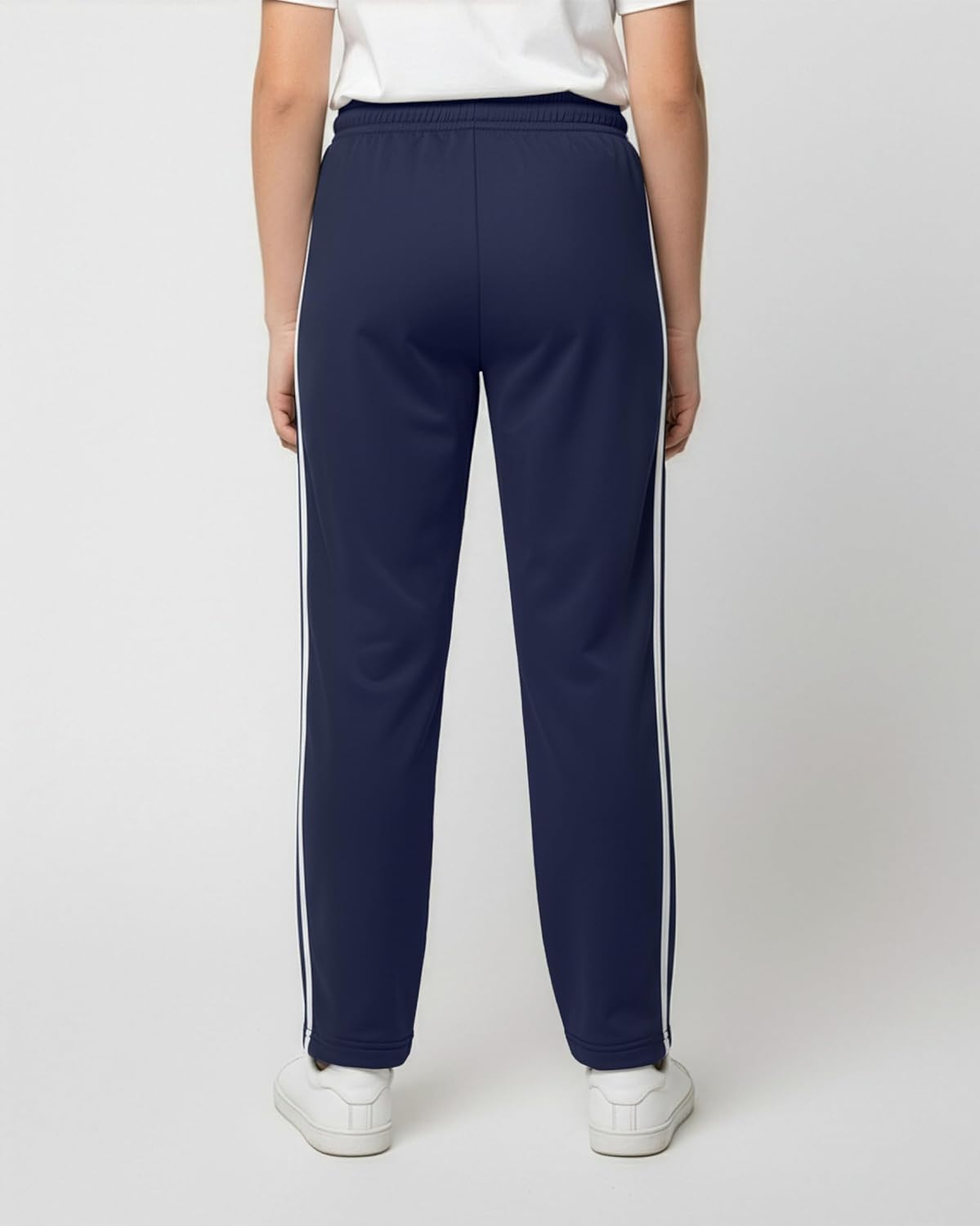 Real Essentials 3 Pack: Boys' Mesh Open Bottom Active Sweatpants with Pockets & Drawstring - Image 6