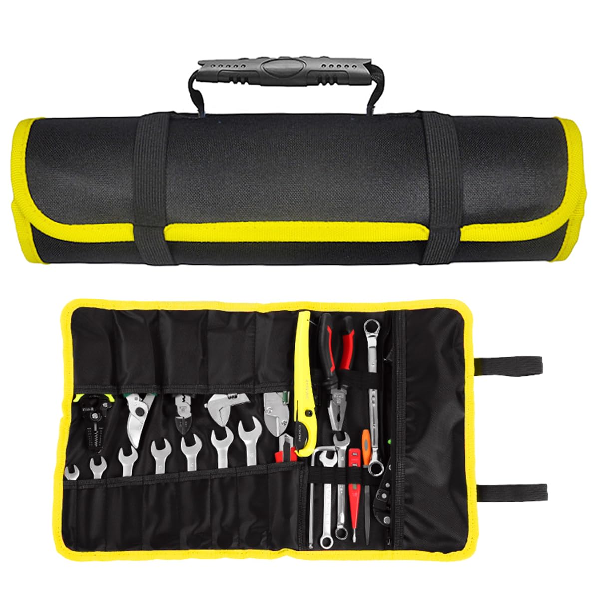 Serplex® Roll Up Tool Bag Large Tool Storage Bag Waterproof 600D Oxford Tool Storage Bag Zipper Pouches Portable Tool Organizer Tool Storage Pouch - No Tools Included (B0D4VDJX9R) Amazon Price History, Amazon Price Tracker