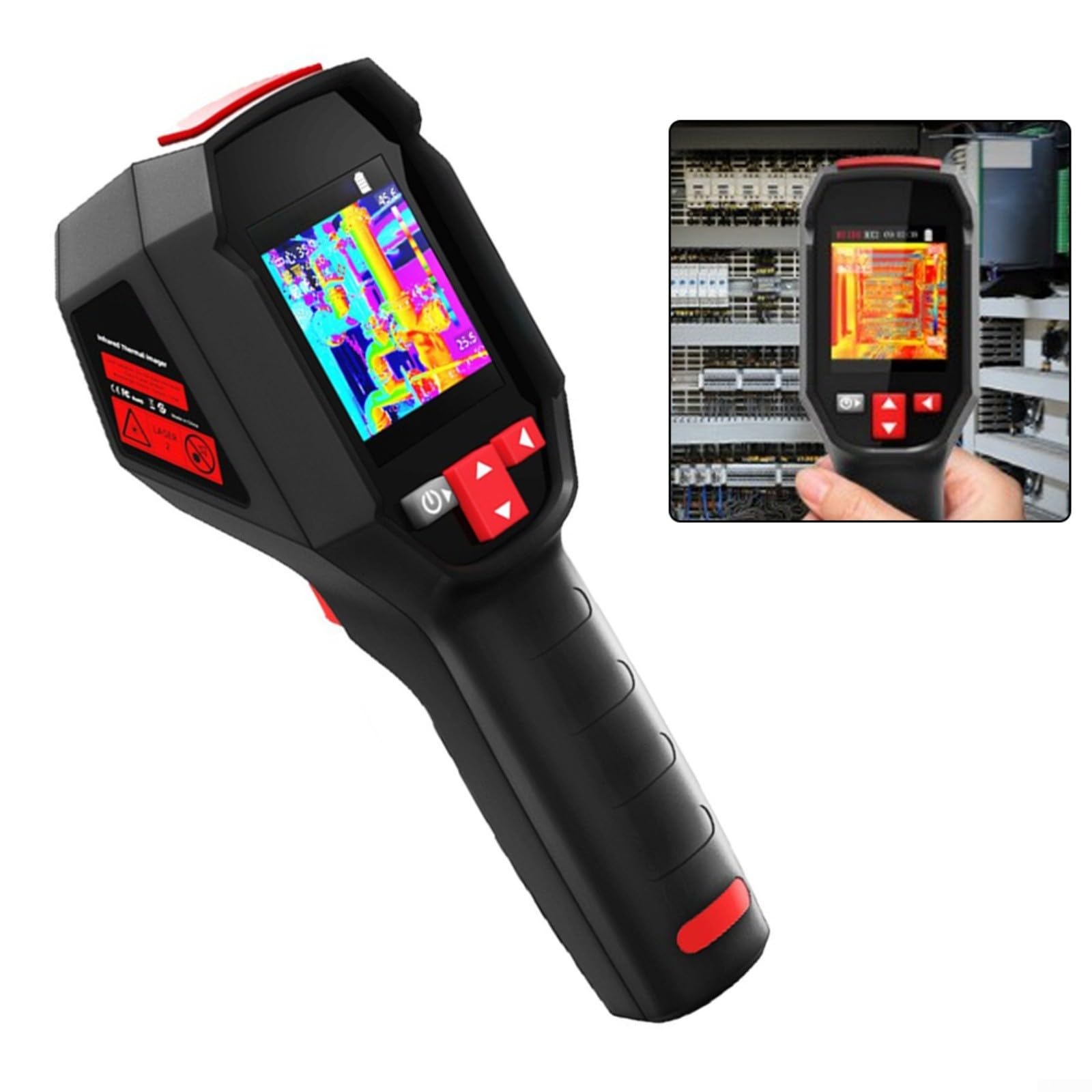 Cámara termográfica BSIDE HX3 con resolución 240x240 para inspección de conductos HVAC y monitoreo de temperatura en tiempo real de -20C a 550C