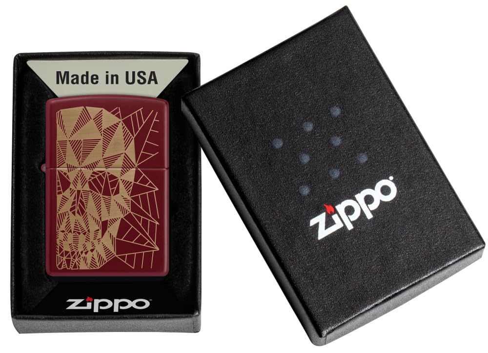 Zippo accendino Limited Edition made in USA teschio geometrico