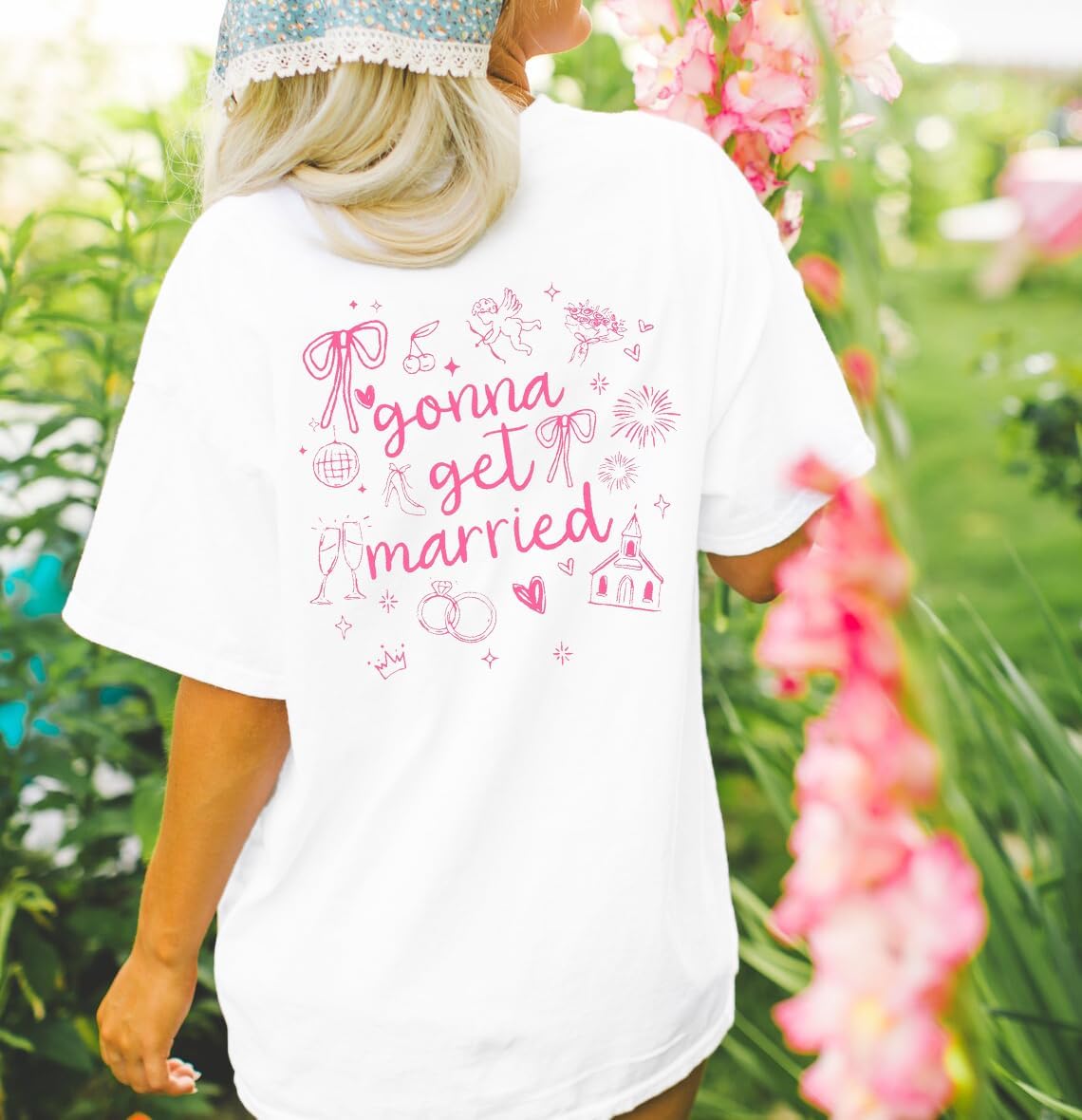 Going to The Chapel Shirt Bride to Be Tshirt Bride Engaged Tee Bachelorette Wedding Party Casual Short Sleeve Tops - Image 6