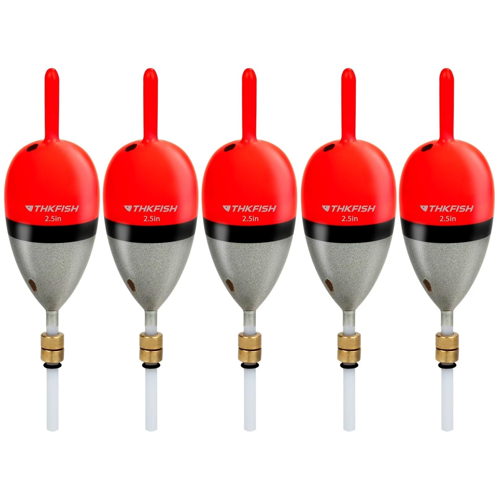THKFISH Fishing Bobber Slip Bobber Fishing Floats for Crappie Balsa Bobbers for Panfish,Walleye,Salmon Floatage