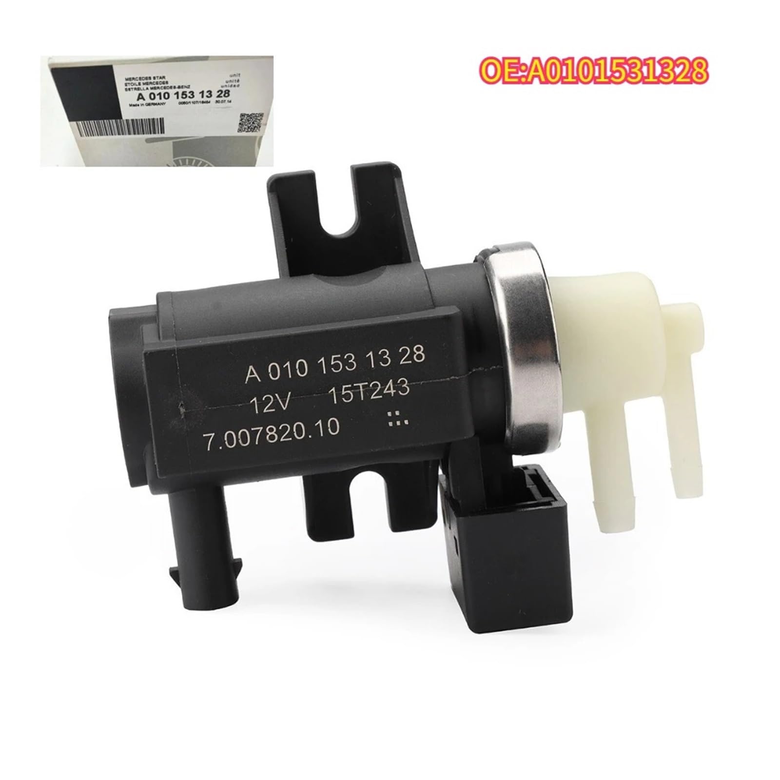 Valvola EGR Ricircolo Gas Scarico Per Benz Per GLC180 C200 A180 B200 Valvola Di Controllo Turbo A0101531328 Valvola Di Pressione Solenoide