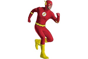 Charades DC Comics The Flash Adult Costume, As Shown, Large