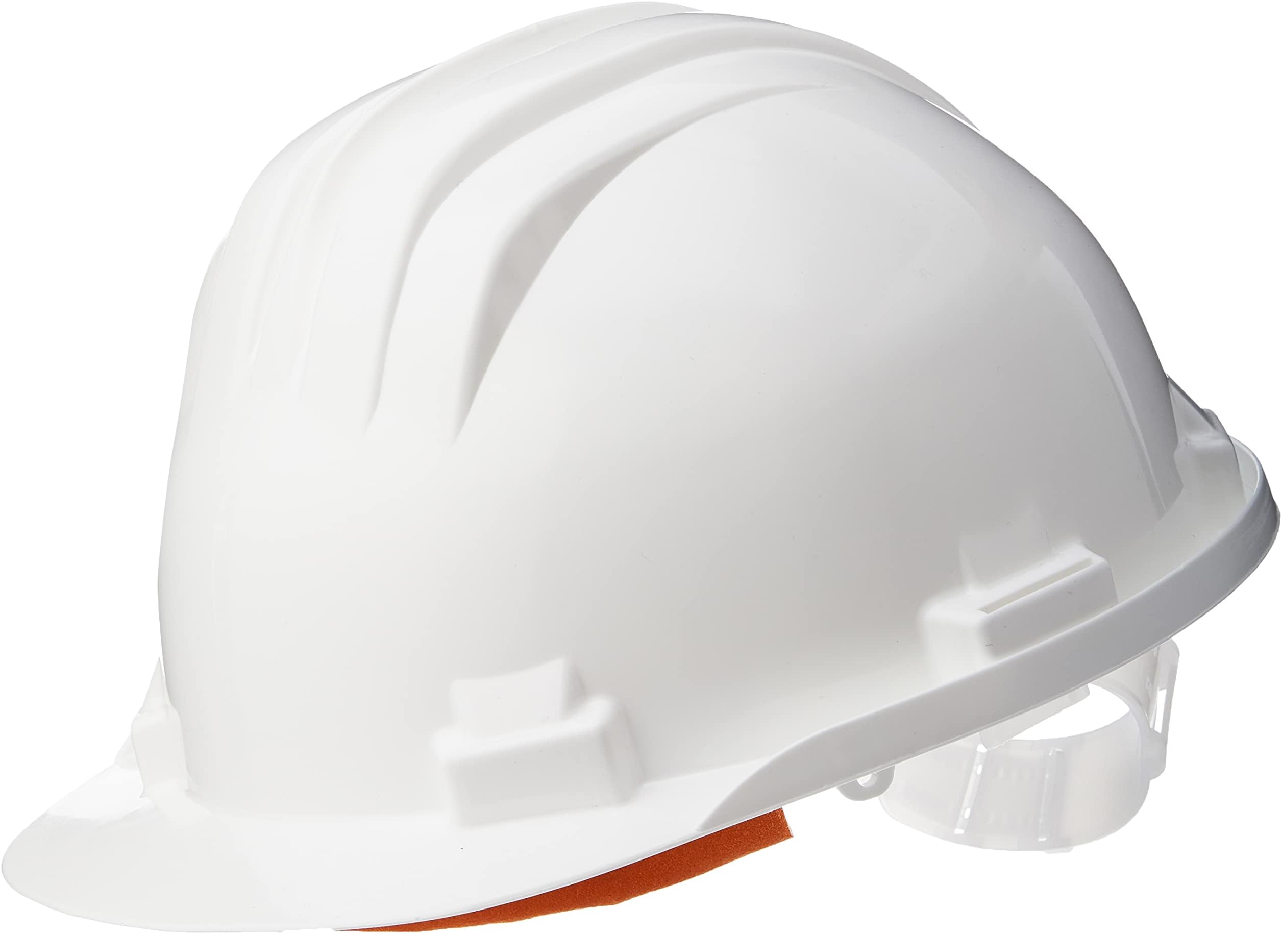 Climax Polyethylene 6-point Safety Helmet - Professional Work Hard Hat - White