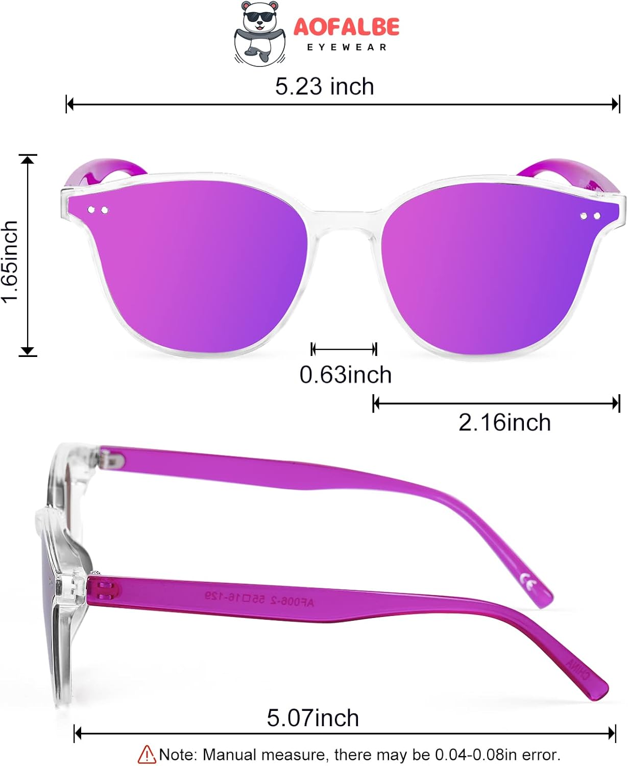 Kids Sunglasses, Sunglasses for Kids Children, Mirrored Sunglasses for Girls Boys Toddler UV400 Age 3-10 - Image 6