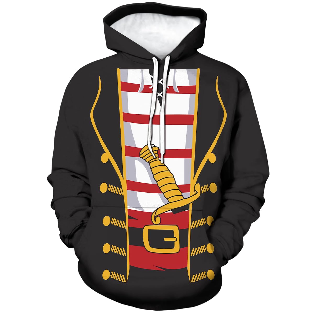 Sudadera con Capucha con Una Imagen De Disfraz De Pirata Hoodie