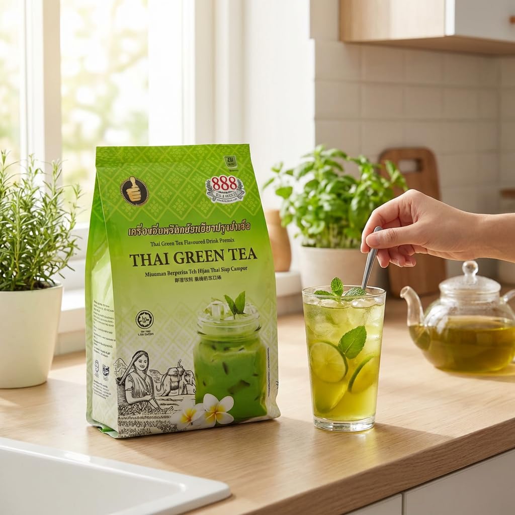 Thai Green Tea Instant Pulver – Getränkepulver aus Thailand