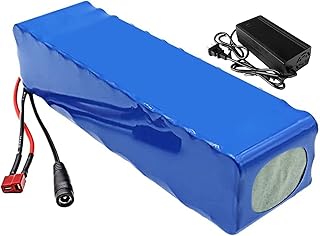 WOGQX E-Bike Battery 48V 10000mAh 10AH 13S3P Lithium-ion Ebike Battery Pack for 250W 350W 500W 700W Electric Bicycle Motor Kits with 54.6V 2A Charger