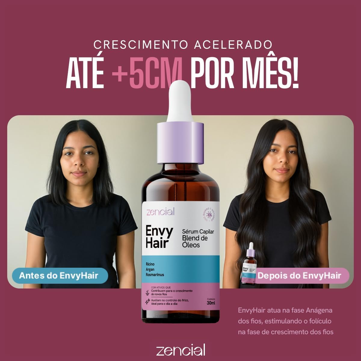 Sérum Capilar, Blend de Óleos com Rícino, Argan e Rosmarinus, 30ml, Crescimento Acelerado em promoção! Veja a oferta e mais achadinhos de Óleos, Séruns e Tônicos 4 Hoje é o melhor dia para comprar Sérum Capilar, Blend de Óleos com Rícino, Argan e Rosmarinus, 30ml, Crescimento Acelerado com aquele preço maroto! Promoção! Aproveite a oferta! 4