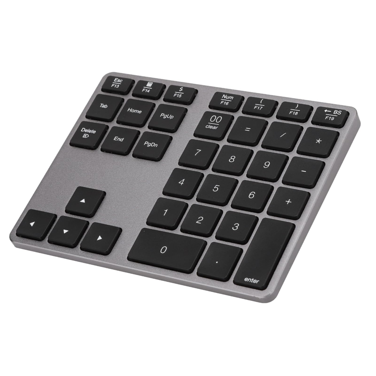 Tastierino numerico, tastiera, tastiera ricaricabile, mini tastiera 5.0 per notebook, per laptop desktop, per(grigio ferro)