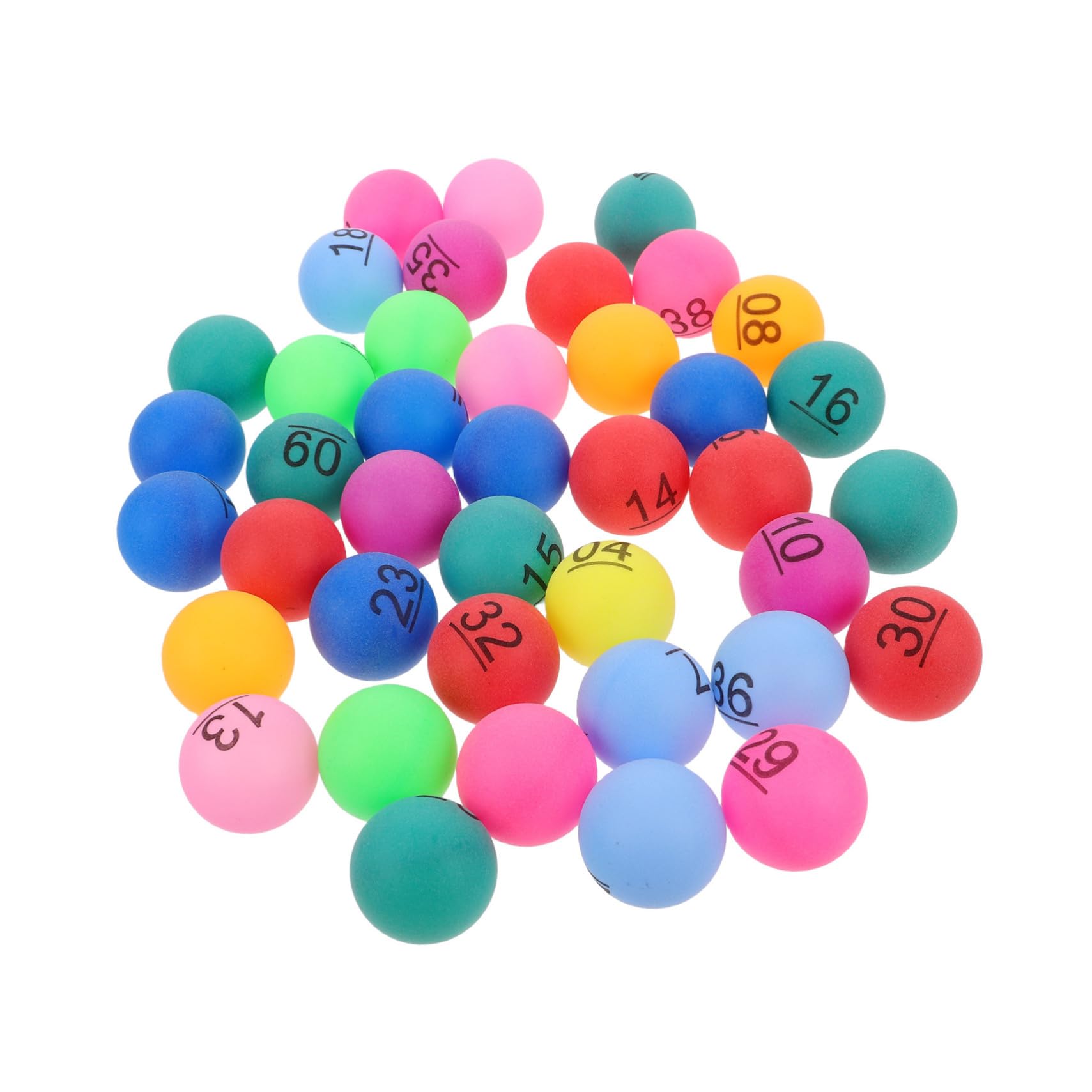 Lot 50 Boules De Tirage Au Sort Ouvrables 3cm - Plastique Coloré Tombola Jeux Fêtes