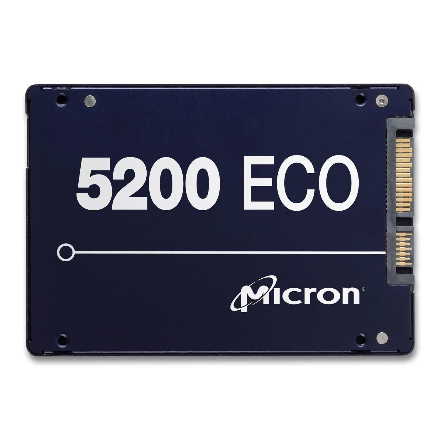 Micron Unidad de estado sólido SSD 5200 ECO de 480 GB, 2,5 pulgadas, SATA III, 6 Gb/s, MTFDDAK480TDC (reacondicionado)