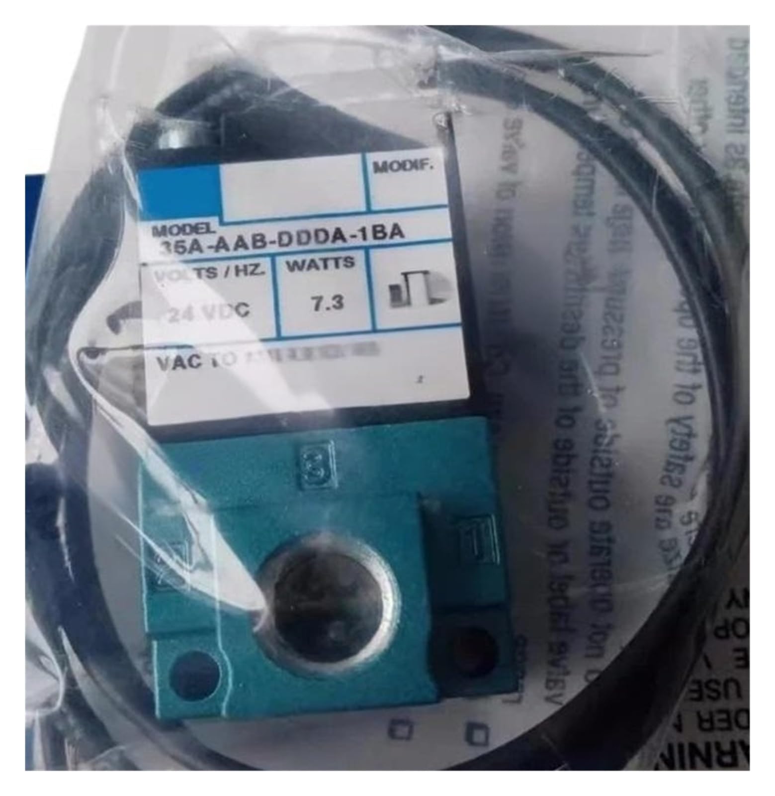Électrovanne 35A-ACA-DDBJ-1JB à haute réactivité pour automatisation et régulation