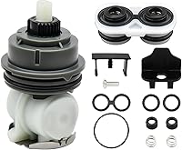 Vista 15 de RP19804 Cartucho de ducha compatible con Delta series 1300/1400, grifo de bañera y ducha de mango único, reemplazo para cartucho de reparación