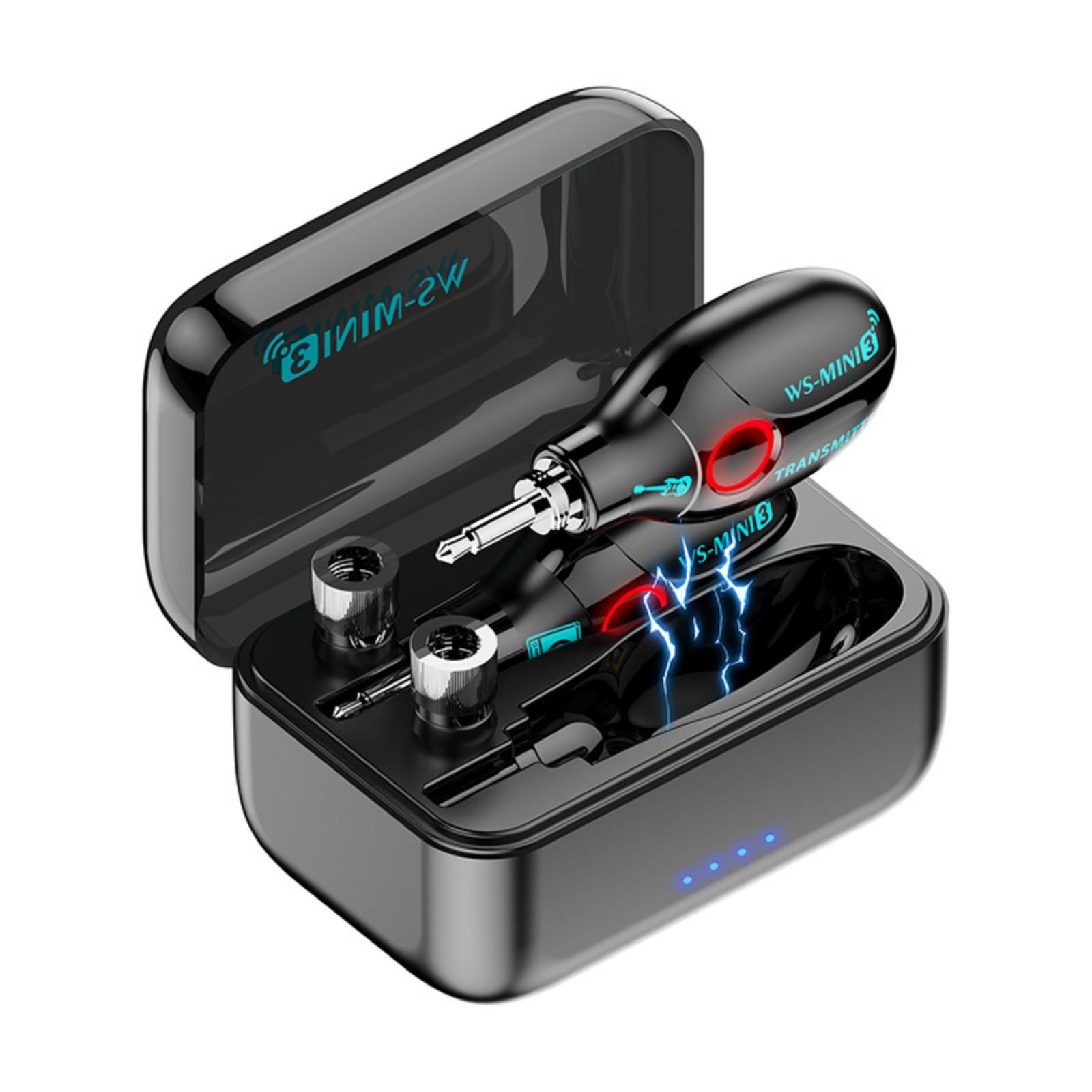 Émetteur Audio sans Fil Guitare Basse Violon Instrument Électrique Système Récepteur Émetteur Prises 35 Mm Jack 635 Mm Transmission