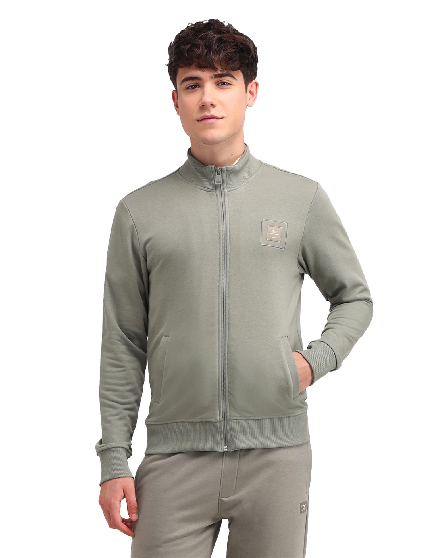flying machine Men's Regular Fit Sweatshirt| Solid-picture-32