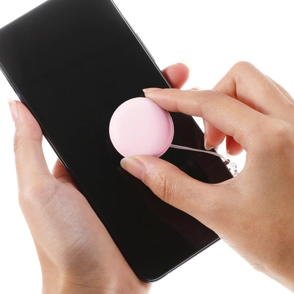 Paquete de 4/8 Macarons limpiador de pantalla de teléfono con cordón, paño de limpieza de lentes de microfibra reutilizable para gafas, teléfono, computadora, cámara, toallitas de pantalla sin pelusas