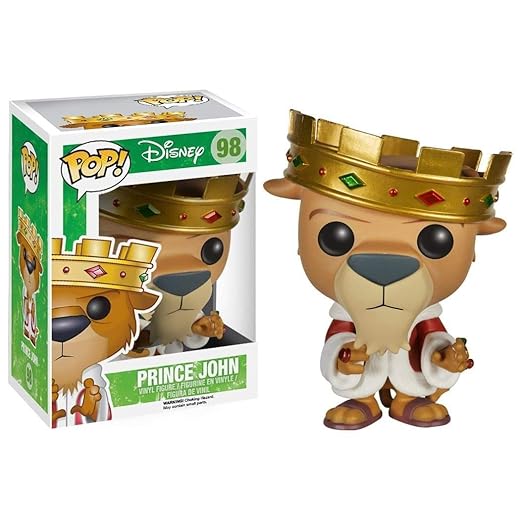 Funko Pop Disney: Robin Hood - Prince John Action Figure