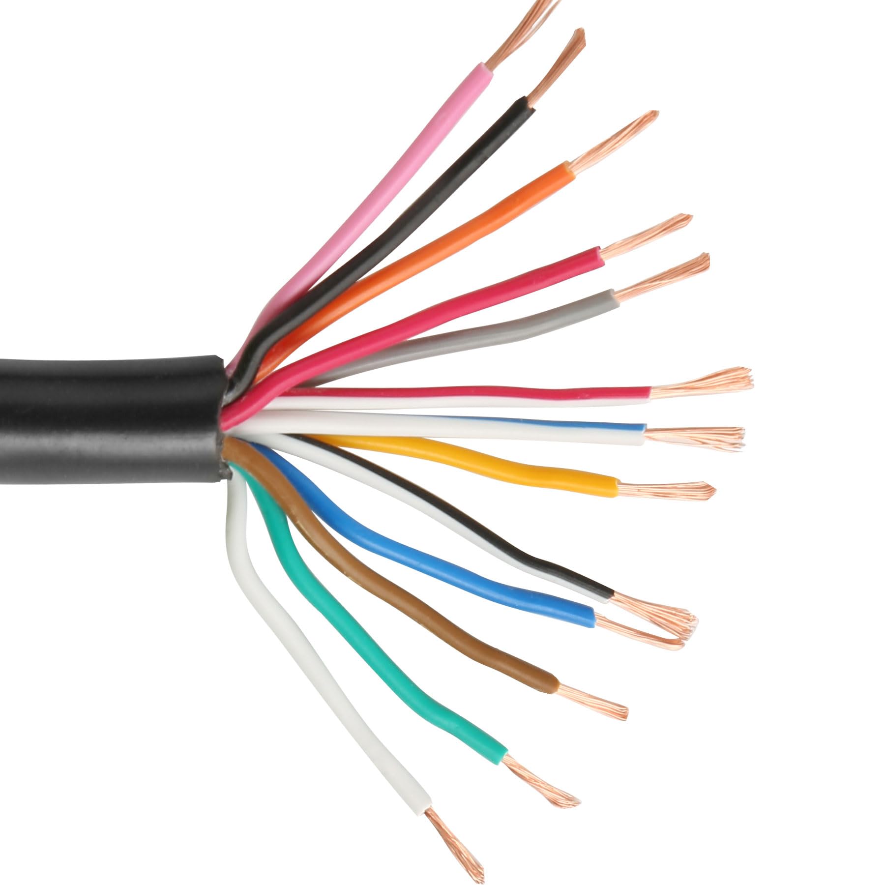 Cable Remolque 13 Polos 10M Cable Eléctrico 13Núcleos para Instalación de Automotrices,Cable Vehículo Ronda 13 Hilos 13x0.5mm²