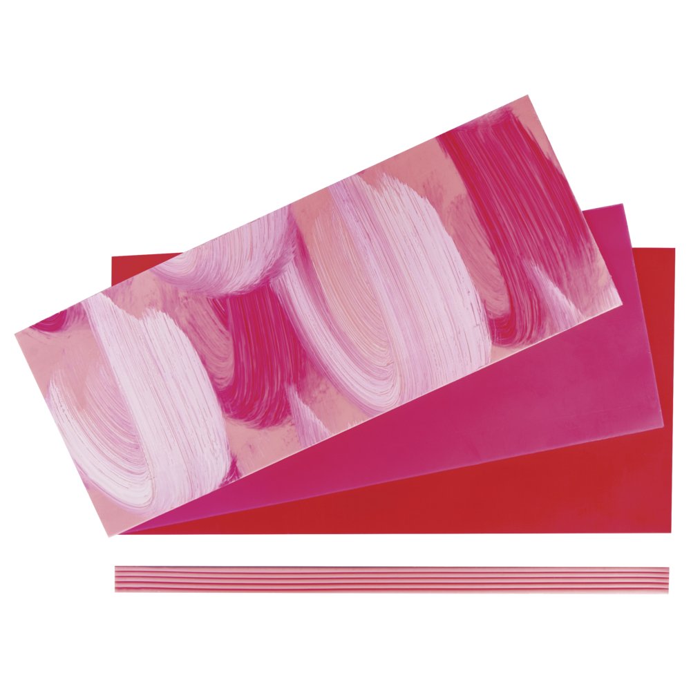 RAYHER Communion Set Wax, Assorted Colours, Various Shades of Pink, 2.4 x 1.3 x 0.04 cm