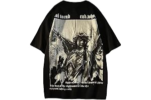 Gothic Harajuku Street Oversized Print T-Shirt