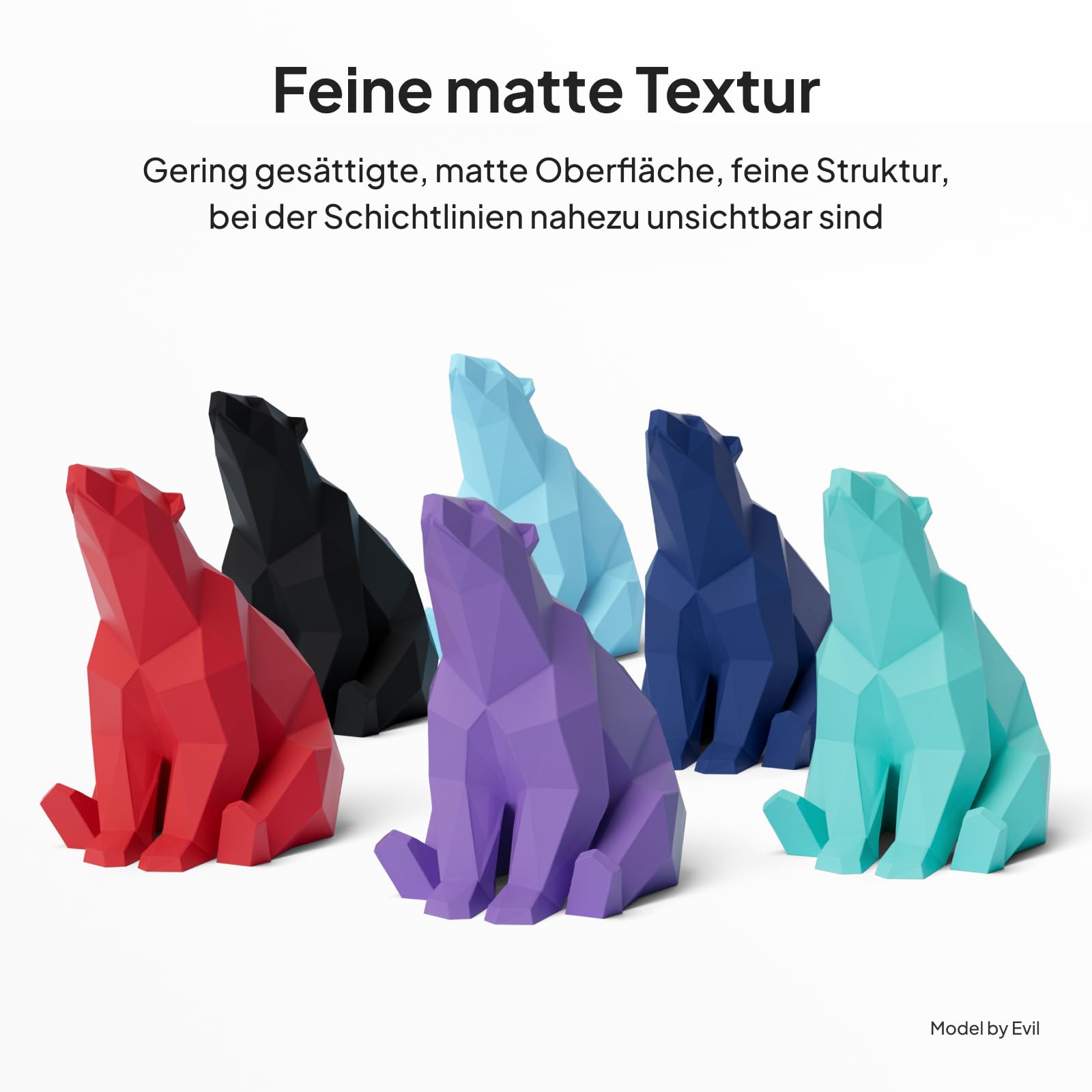 DEEPLEE Matowy filament PLA 1,75 mm do drukarki 3D, 4 kg, słoneczny żółty, beżowy, rubinowy czerwony, granatowy, dokładność pomiaru +/- 0,02 mm, do większości drukarek 3D FDM
