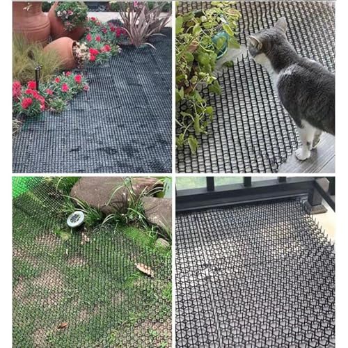 Image of Cat Scat Mat Cat Repellent with PP Spikes 34x42cm Black for Keeping Cat Away