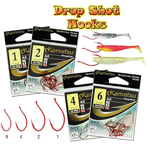 Kamatsu Drop Shot Wide Gap Fishing Hooks Cover