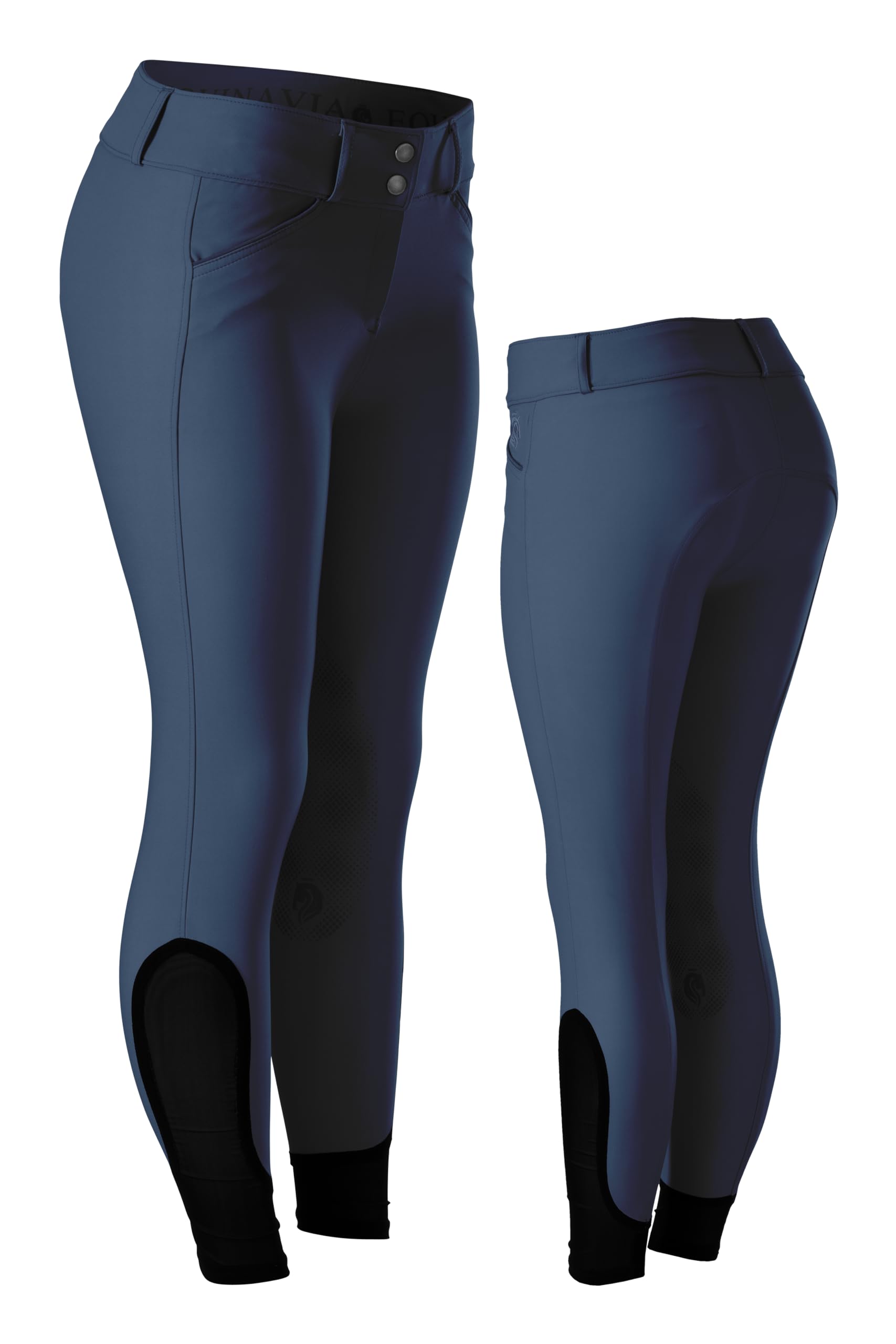 Equinavia Maud Womens Mid Rise Silicone Knee Patch Breeches