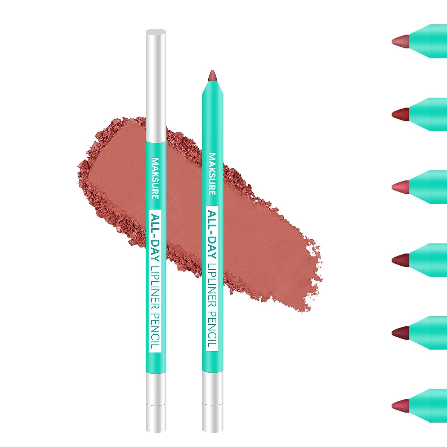 Lipliner Pencil - Lipliner, Long Lasting, Lip Pencil, Waterproof and Transfer-Proof Nude Lip Liner (Blush Dusk)
