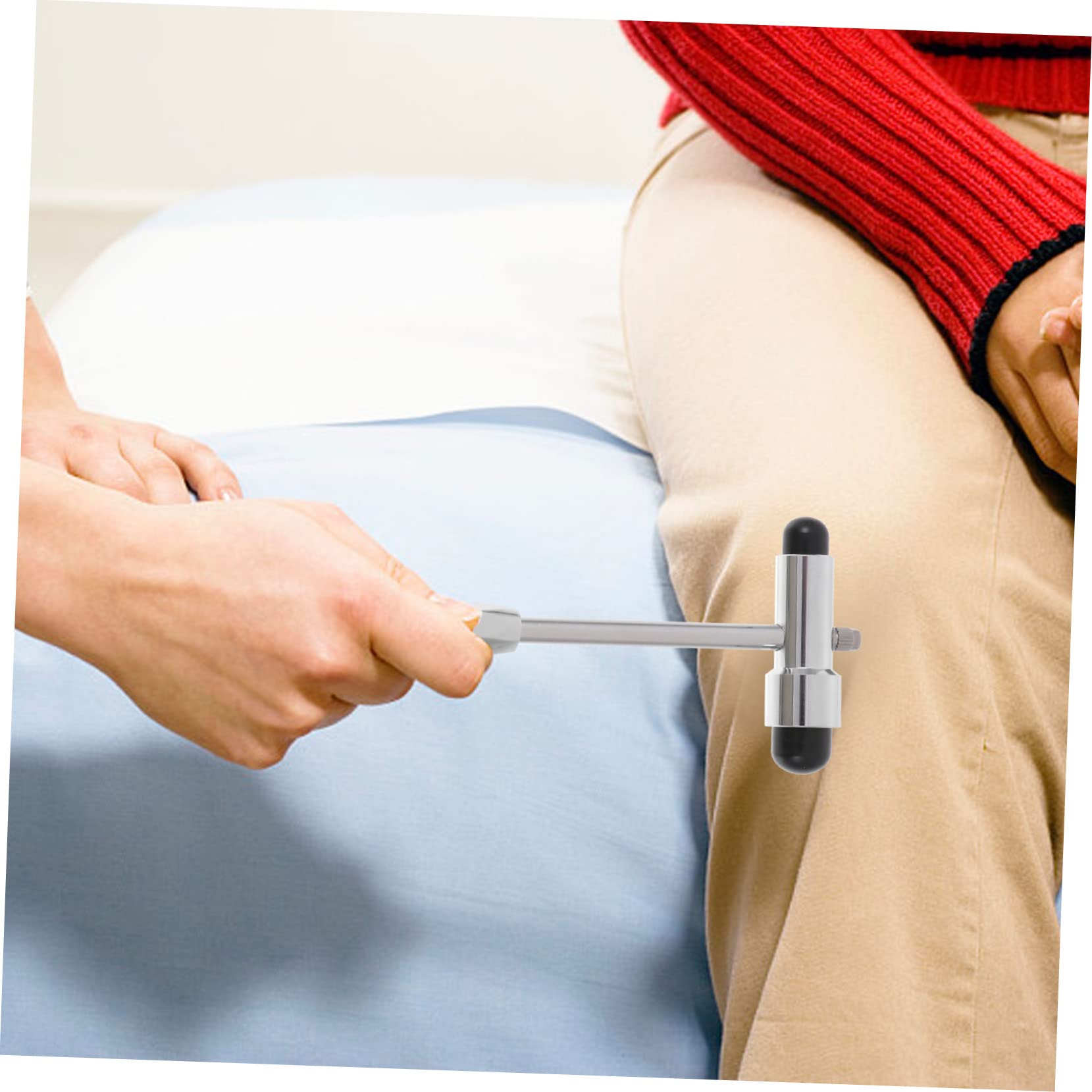 Cabilock 4 Stck. Neurologischer Hammer aus Multifunktionaler Reflexhammer mit Abnehmbarem Pinsel Ergonomischer für Präzise Percussion für Medizinische Anwendungen Assorted