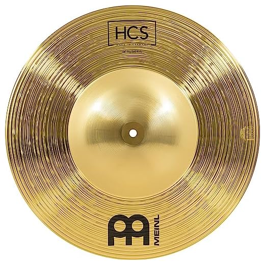 Meinl Cymbals HCS Plato Big Bell Ride de 18 pulgadas (45,72cm) Platillos de Batería – Acabado Tradicional, Latón (HCS18BBR)
