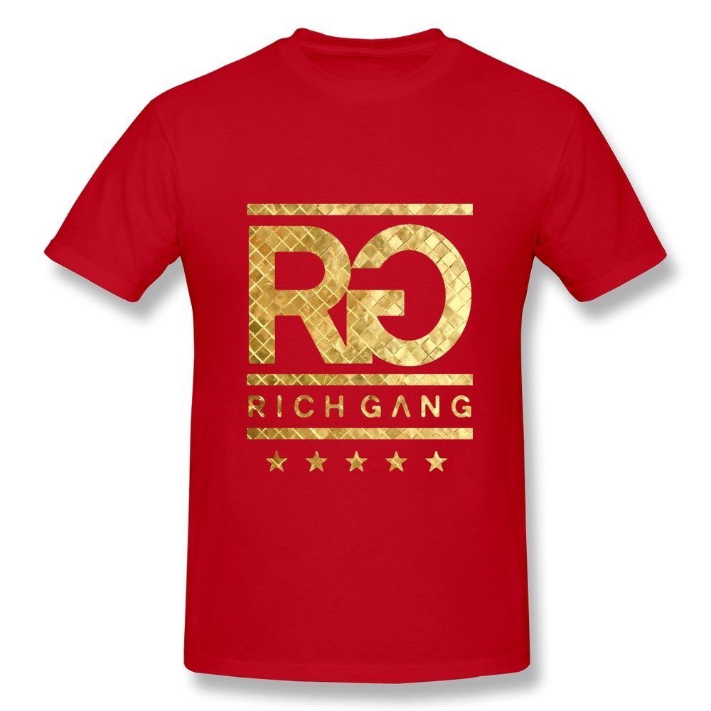 Amazon.com: ZEKO Men's T-shirts Rich Gang Size M Red : Clothing, Shoes \u0026  Jewelry