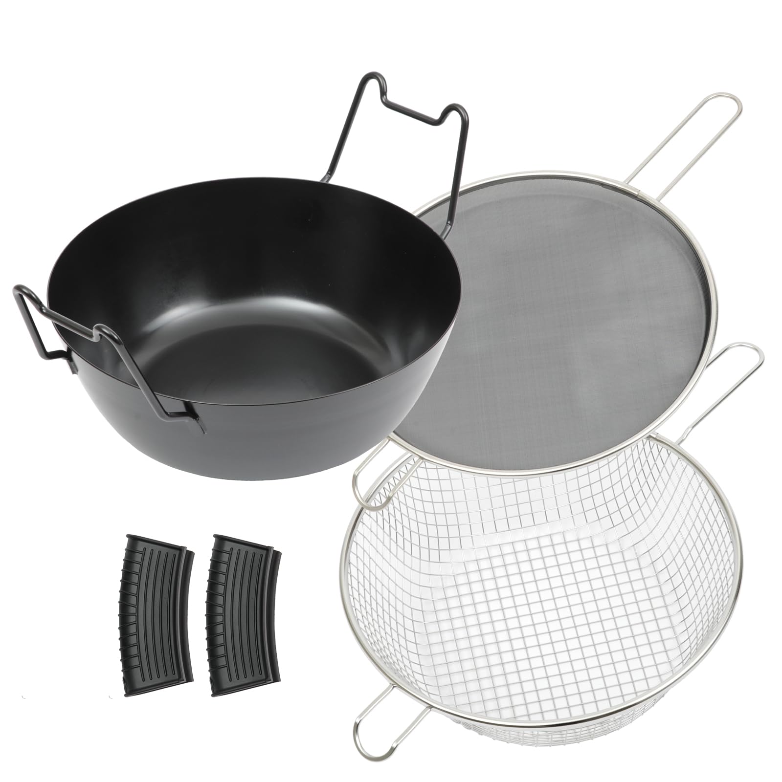 和平フレイズ la base 揚げ鍋 28cm 3点セット Amazon | ラバーゼ la base 揚げ鍋 3点セット＋シリコングリップおまけ