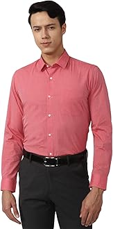 Peter England Men PESFOSLFQ39567 regular