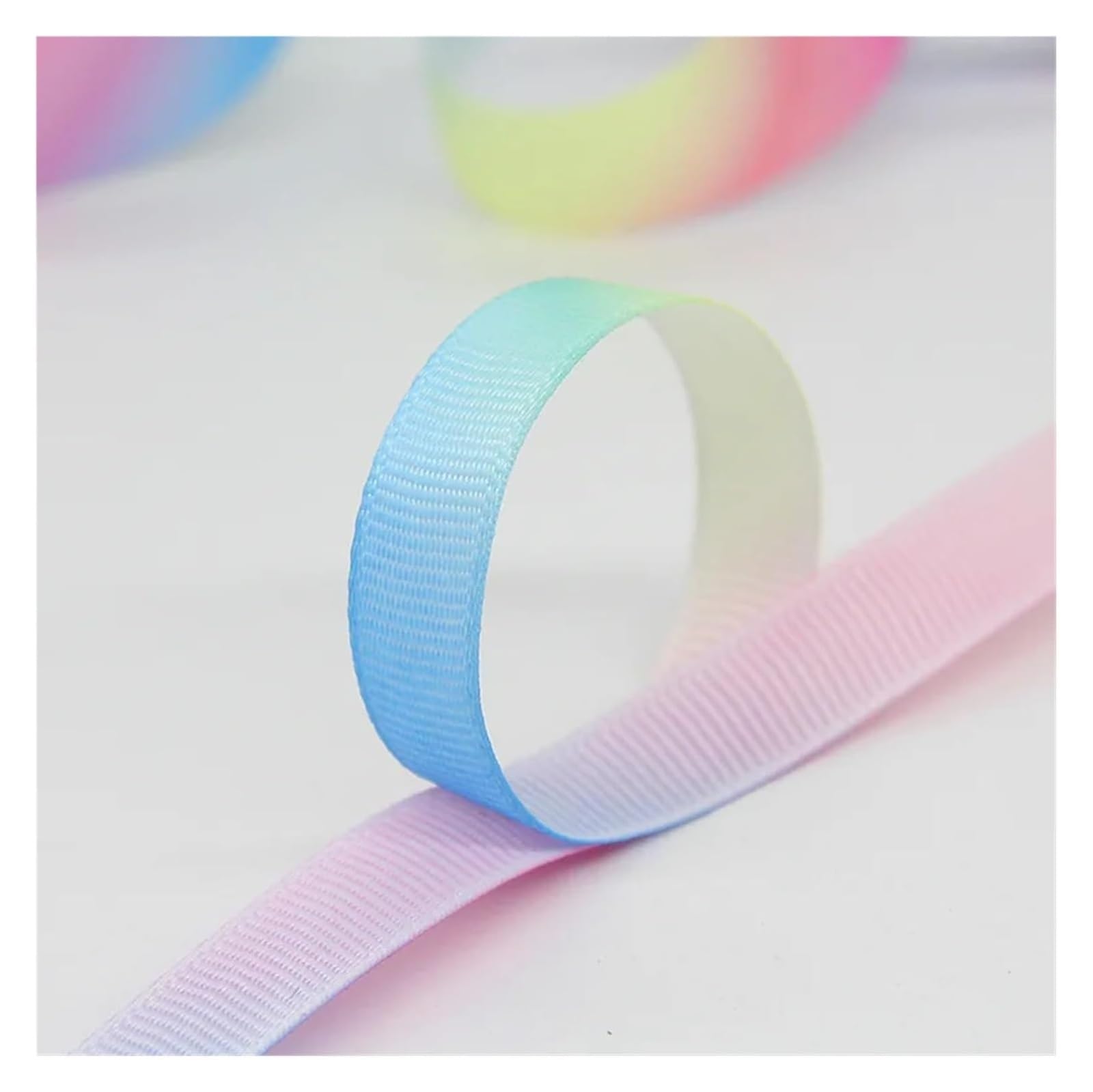 Cintas para envolver tartas, Cinta de grosgrain varios anchos, paquete 2 rollos 25 yardas(50MM Wide)