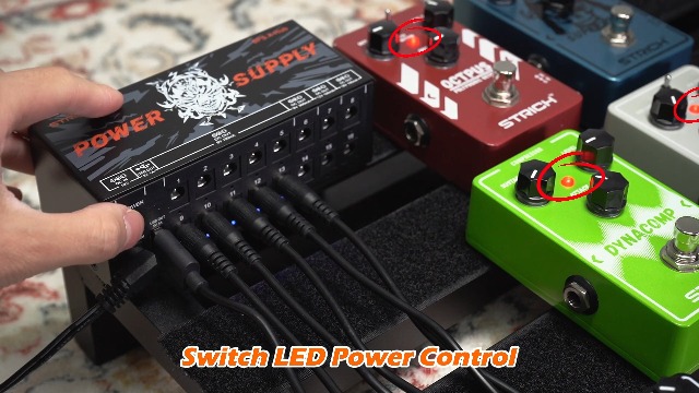 Amazon.com: STRICH SPS X-Hub Guitar Pedal Power Supply for 9V/12V