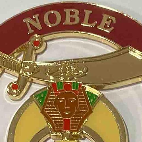 Miniatura 2 de Shriner Auto Emblem Scimitar y Creciente con la Cruz de Malta.