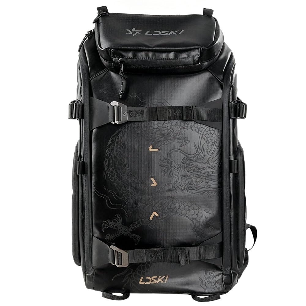 Borsa Da Sci Uomo Nero All'aperto Classico Antineve Borsa | scarpe da neve snowboard sacchetti da neve specchieri da neve grande capacità