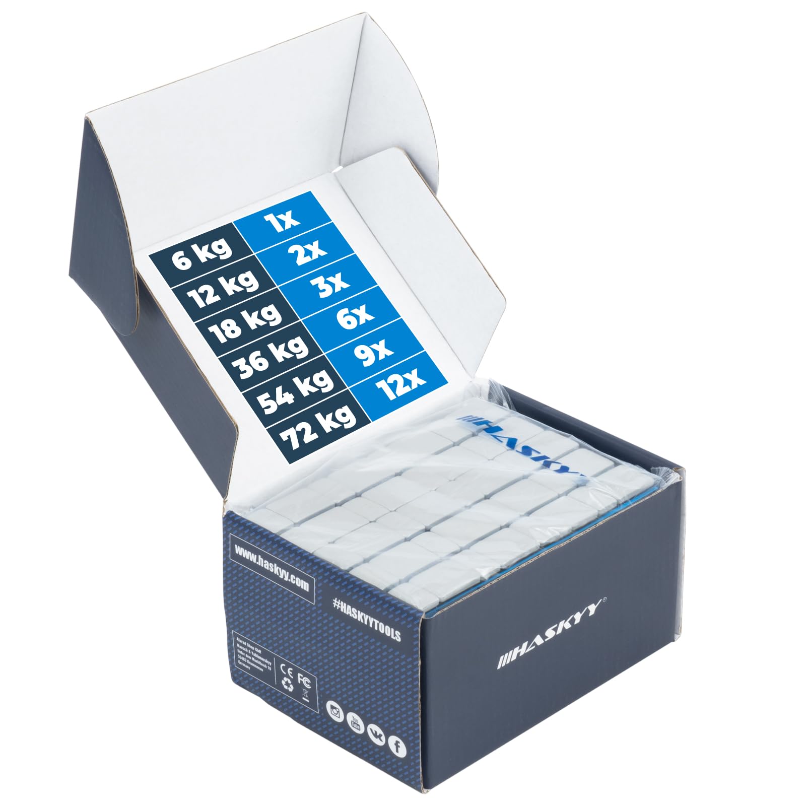 200 Sigilli Adesivi 12 Kg Pesi Adesivi Pesi Di Bilanciamento Per Cerchi - Foto 6