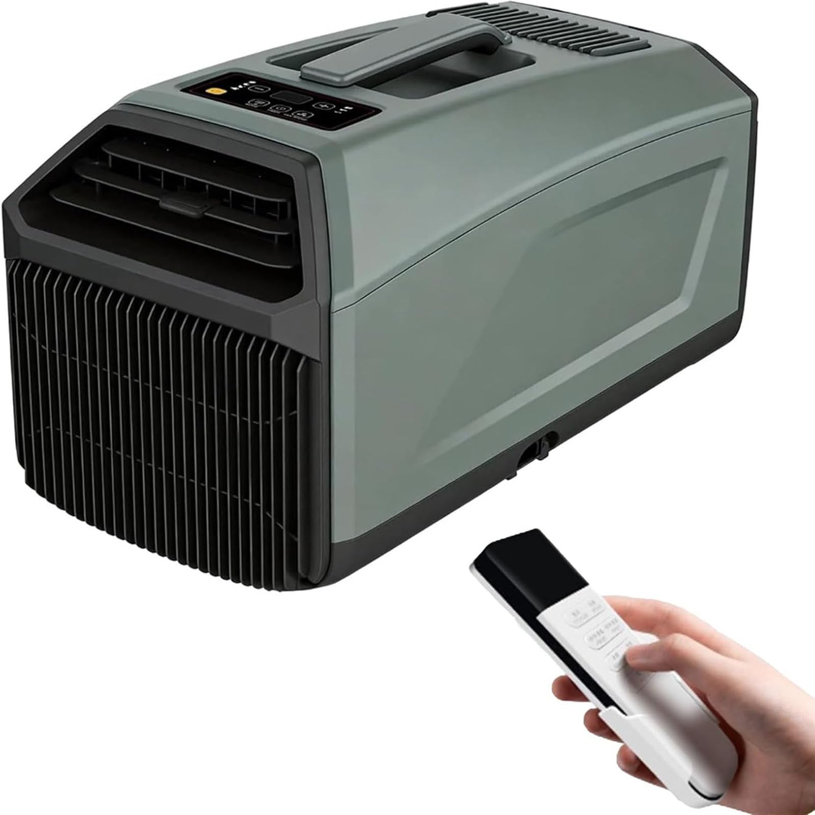 WIANQIAN Camping Air Conditioner 4000 BTU with Dual Hose 5000BTU-Green