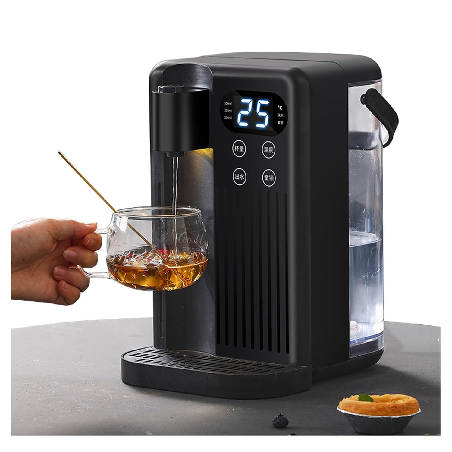 dispensador de Agua friaMáquina de Beber Directa de sobremesa de Calentamiento rápido Inteligente diseño de Tanque de Agua Independiente/Ajuste de Tres Niveles(Color:1,Size:110V)